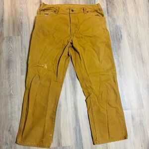 Men’s Dickies Carpenter Brown Work Pants size 38x30